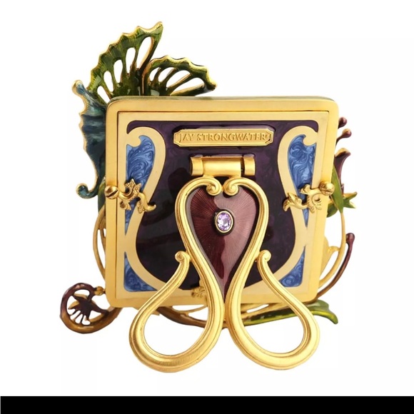 JAY Strongwater BUTTERFLY GREEN PICTURE FRAME
ENAMEL SWAROVSKI CRYSTAL 
5061
NEW - Picture 2 of 4